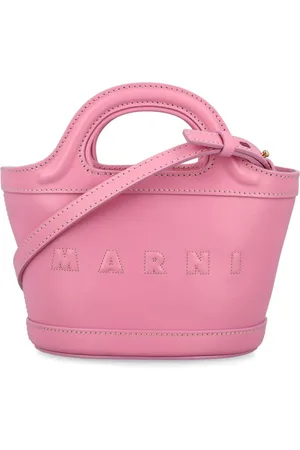 Marni Logo-embossed leather bag