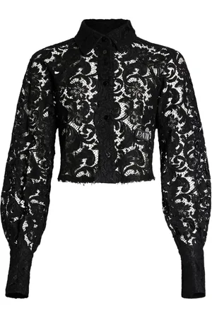 Patou Cropped lace shirt