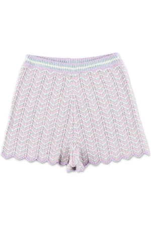 ZIMMERMANN Striped knitted shorts