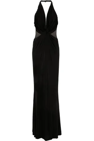 Tom Ford Halterneck sheer maxi dress