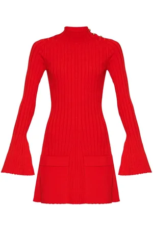 Stella McCartney Ribbed-knit mini dress