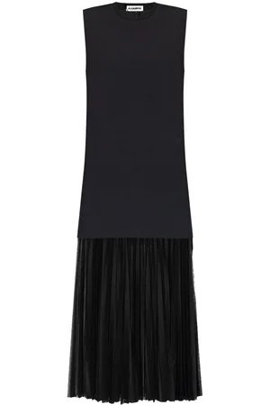 Jil Sander Layered shift maxi dress
