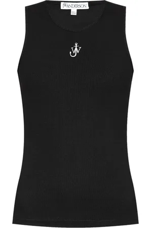 J.W.Anderson Anchor-logo ribbed tank top