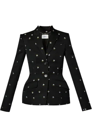 Erdem Floral-jacquard tailored blazer