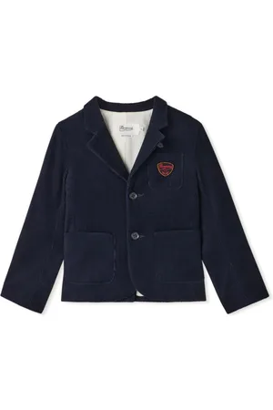 BONPOINT Logo-patch single-breasted blazer