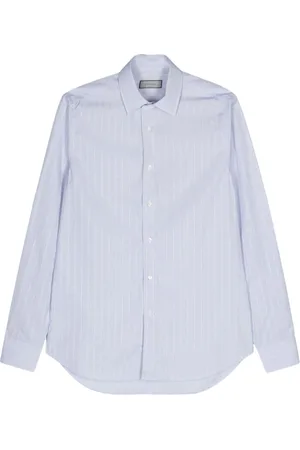 CANALI Striped cotton shirt
