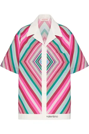 VALENTINO GARAVANI Stripe-print cotton shirt