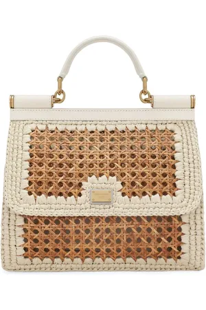 Dolce & Gabbana Large Sicily cotton-blend bag