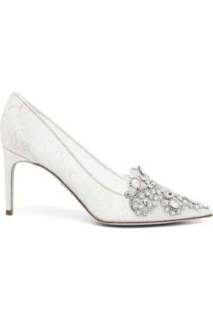 RENE CAOVILLA Veneziana 65mm crystal pumps