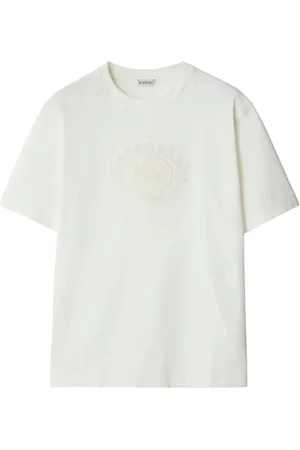 Burberry EKD-textured cotton T-shirt
