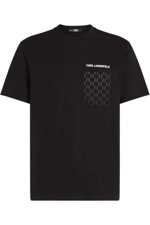 Karl Lagerfeld Monogram-pocket T-shirt