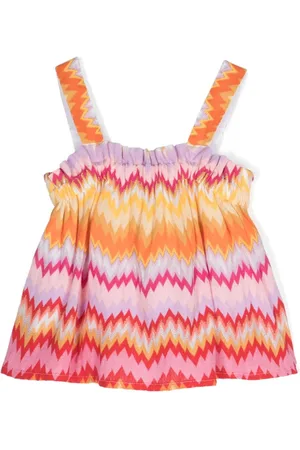 Missoni Zigzag-pattern square-neck top