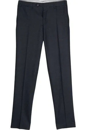CANALI Pressed-crease tailored trousers