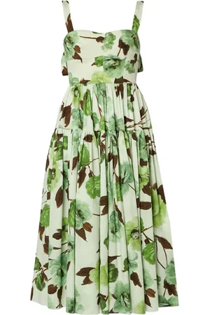Erdem Floral-print cotton midi dress