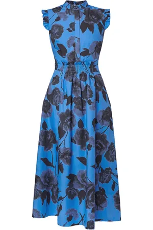 Erdem Floral-print cotton midi dress