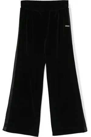 MONNALISA Velvet track pants