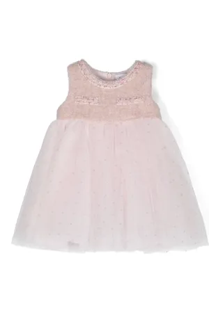 MONNALISA Polka-dot tulle dress