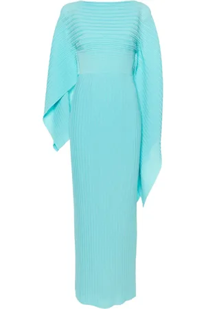 Solace Adami plissé maxi dress