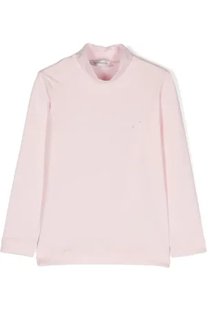 MONNALISA Logo-embellished mock-neck top
