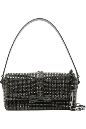 Self-Portrait Gem-embellished shoulder bag
