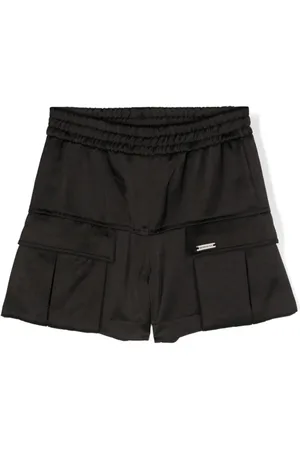 MONNALISA Satin cargo shorts