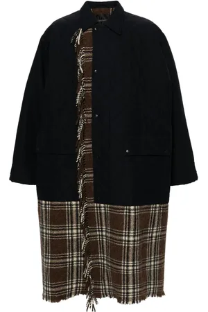 Balenciaga Layered quilted and check parka