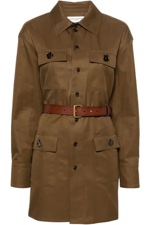 Saint Laurent Saharienne belted shirt