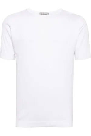 JOHN SMEDLEY Crew-neck cotton T-shirt