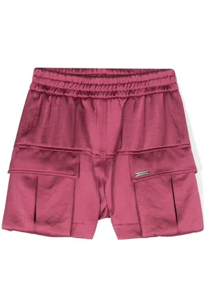 MONNALISA Satin straight-leg shorts