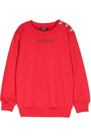 Balmain Logo-print cotton sweatshirt