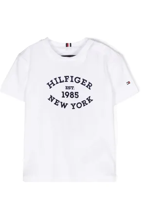 Tommy Hilfiger Flocked-logo cotton T-shirt