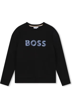 HUGO BOSS Logo-print crew-neck sweatshirt