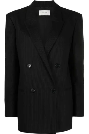 The Row Pinstripe-pattern double-breasted blazer