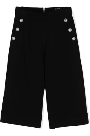 Balmain Pleat-detail wide-leg trousers