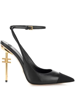 Elisabetta Franchi 105mm leather pumps