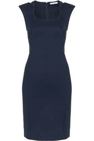Patrizia Pepe Cap-sleeve shift midi dress