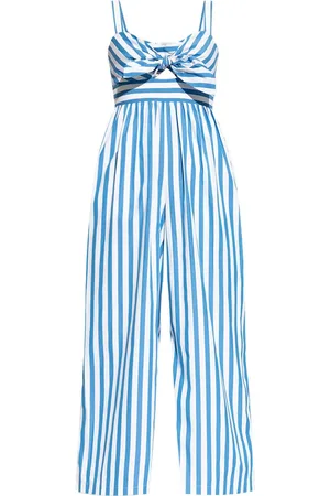 Kate Spade Striped cotton jumpsuit