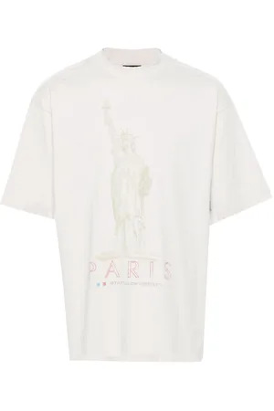 Balenciaga Paris Liberty cotton T-shirt