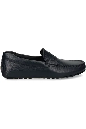 HUGO BOSS Noel grained leather mocassins