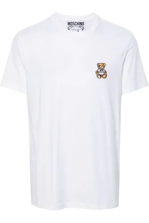 Moschino Teddy Bear-patch cotton T-shirt