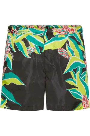 VALENTINO GARAVANI Volcano-print swim shorts