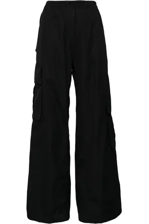 Nº21 High-waisted cotton cargo trousers