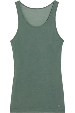Ami Logo-embroidered cotton-blend top
