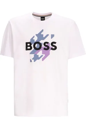 HUGO BOSS Logo-print cotton T-shirt