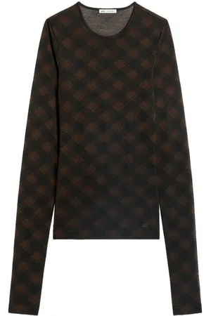 Ami Logo-embroidered cotton-blend top