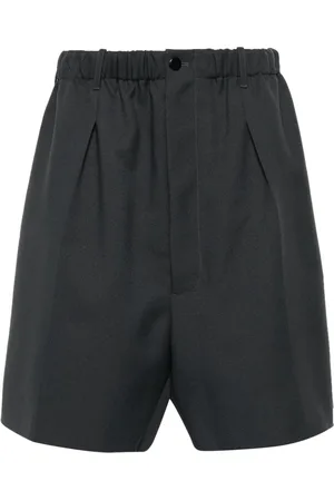 Random Identities Worker pressed-crease shorts