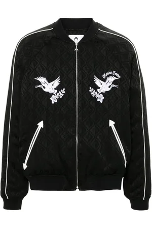 Marine Serre Moon Diamant jacquard bomber jacket