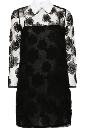 Nº21 Floral-lace mini dress