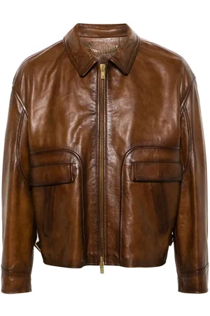 Golden Goose Zip-up leather jacket