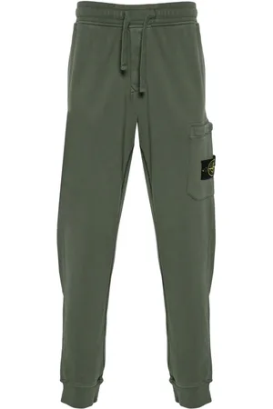 Stone Island Compass-badge tapered trousers